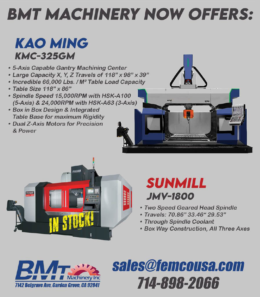 BMT Machinery Current Ad